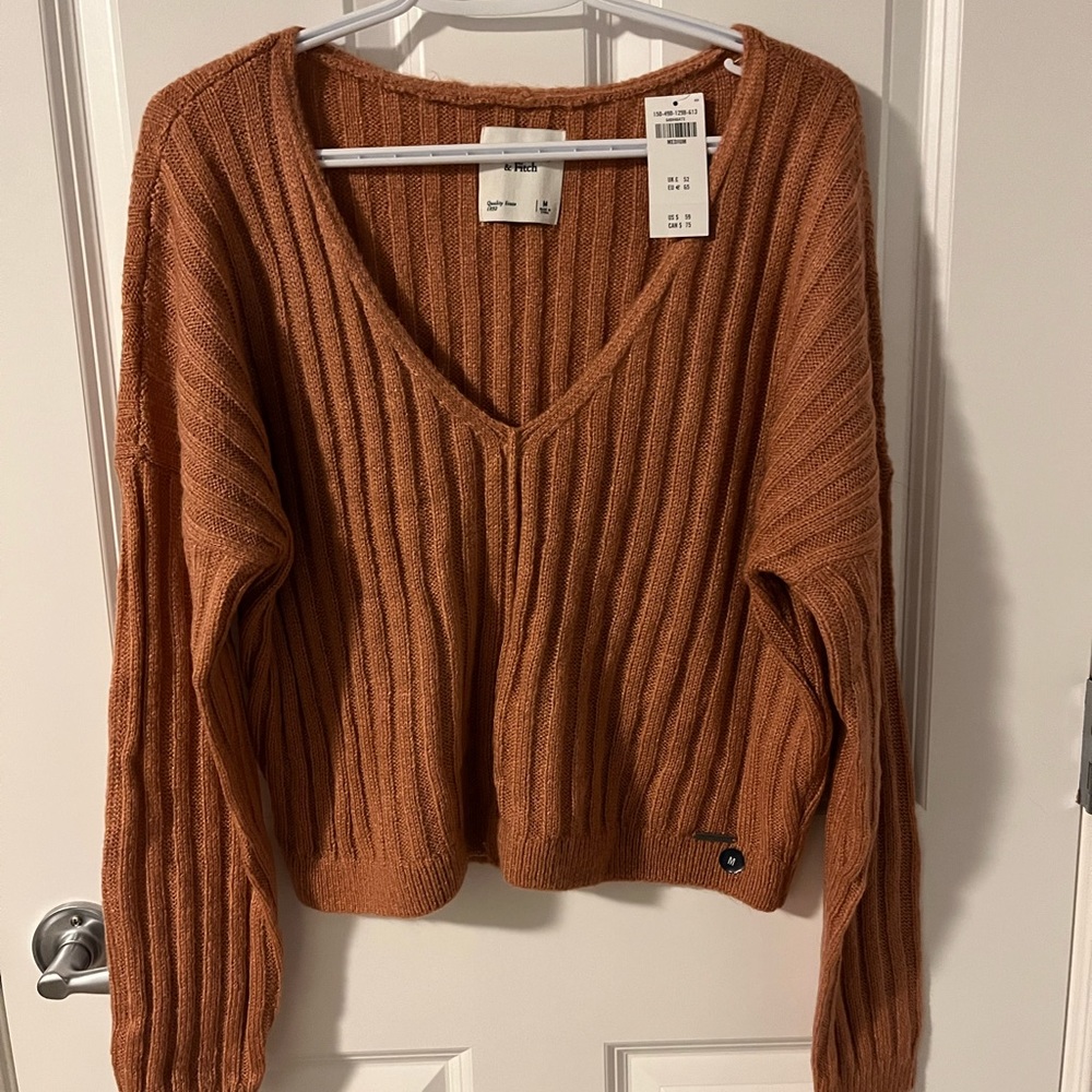 Abercrombie & Fitch Sweater - Rust/Brown NWT